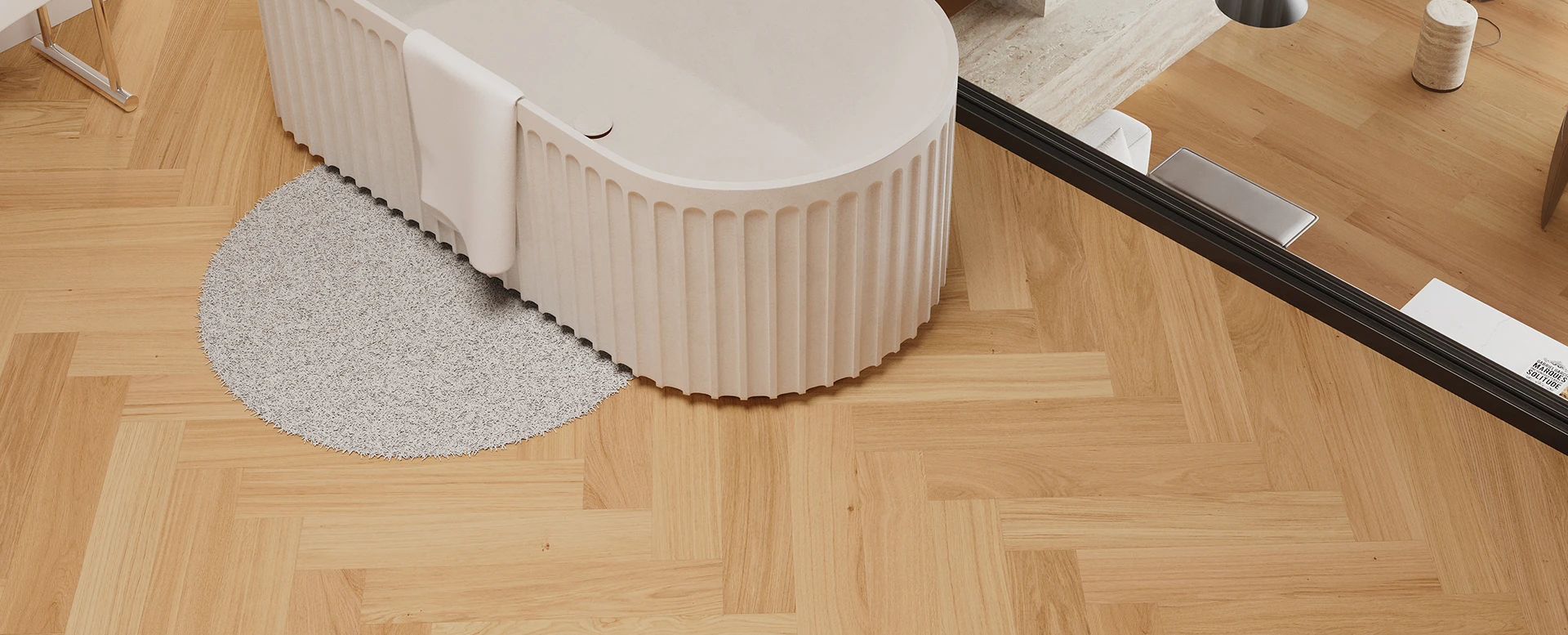 Oak Futuris Esthetic Herringbone 126